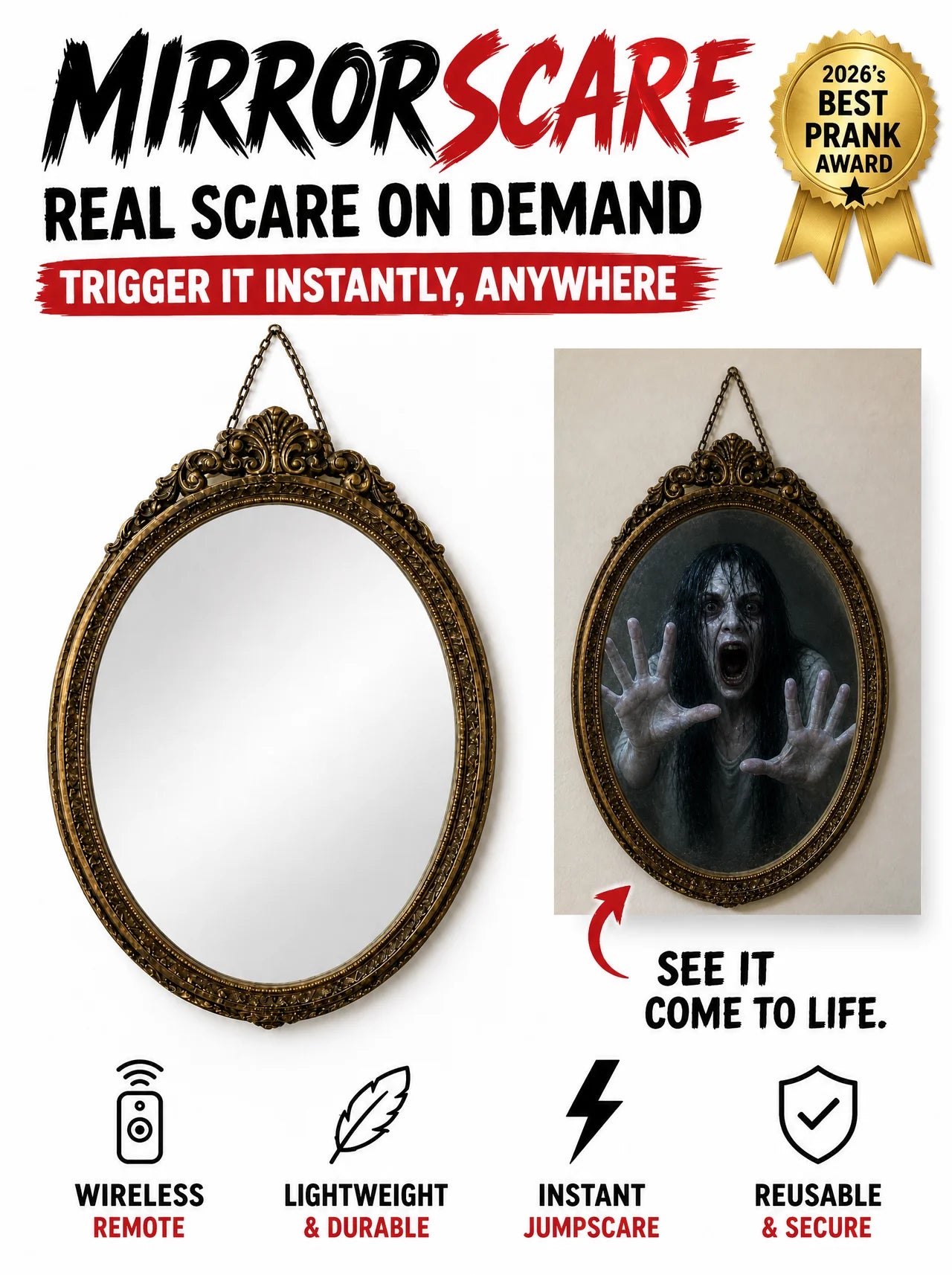 MirrorScare™ – Prank Mirror
